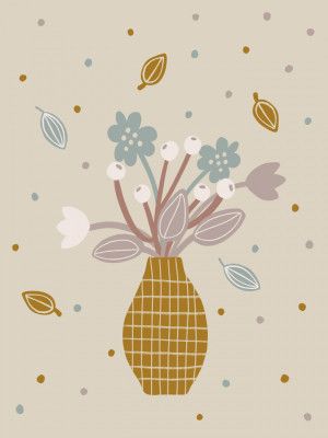 Spring In a Yellow Vase