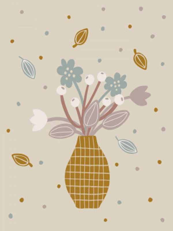 Spring In a Yellow Vase