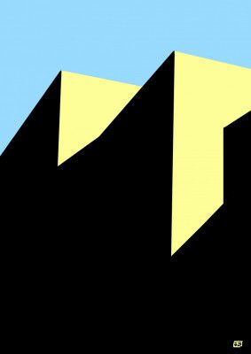 Geometric Shapes In Striking Shades