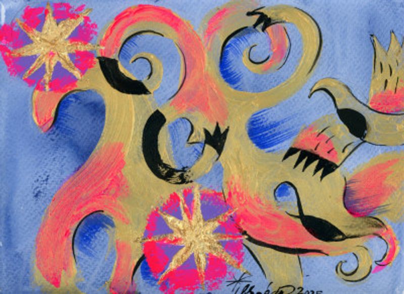 Dancer On the Horse (right Side of the Diptych)