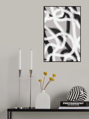 Black And White Brushstrokes