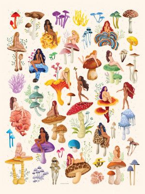 Mushroom Nymphs Light