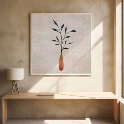 Minimal Leaf Vase