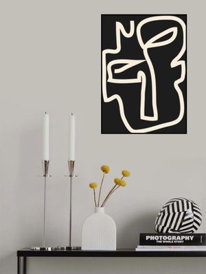 Abstract Line Art  Face