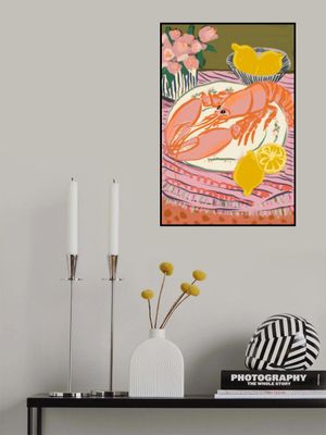 Vibrant Lobster Still Life