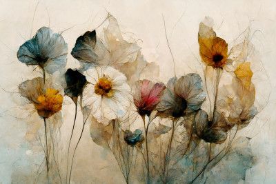 Dry flower bouquet (updated version)