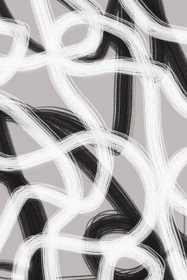 Black And White Brushstrokes
