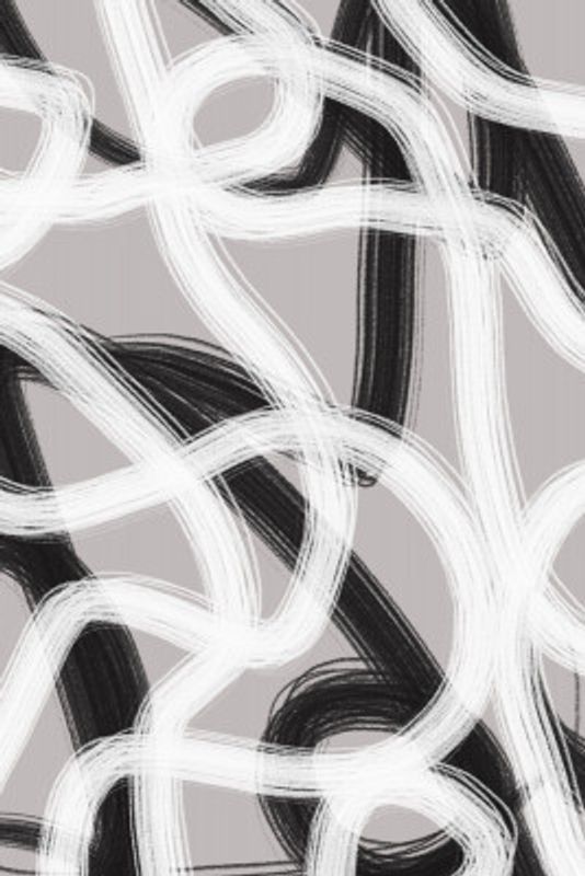 Black And White Brushstrokes