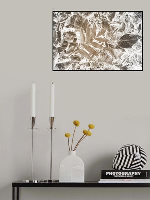 Autumn Leaves in sepia