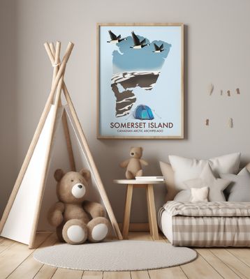 Somerset Island Canadian Arctic map