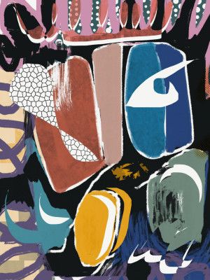 Playful Pebble Abstract