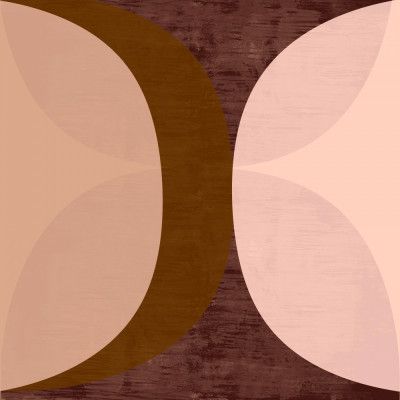 Modern Mocha Abstract Shapes 6