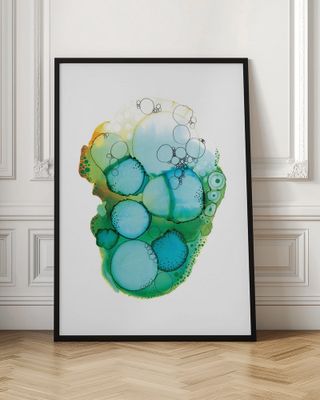 Organic Aqua Bubbles