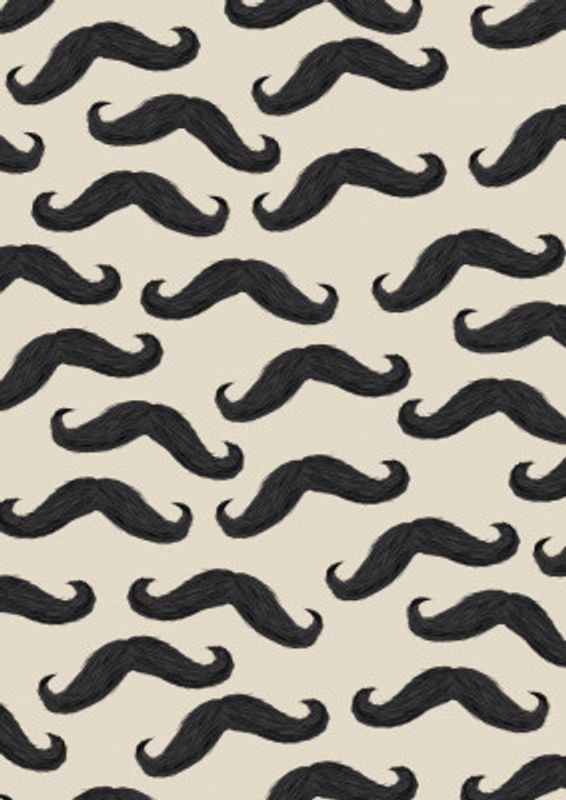 Gentlemans Moustache Pattern