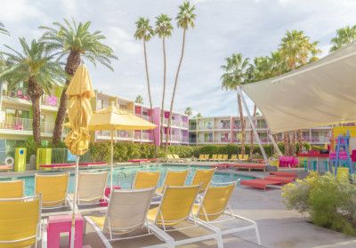 Poolside at the Saguaro Hotel - Palm Springs