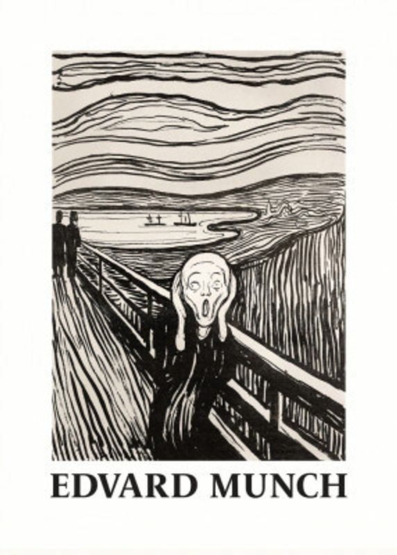 Skriet- The Scream - Monochrome Version