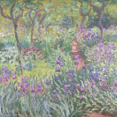 The Artist’s Garden In Giverny (1900) By Claude Monet