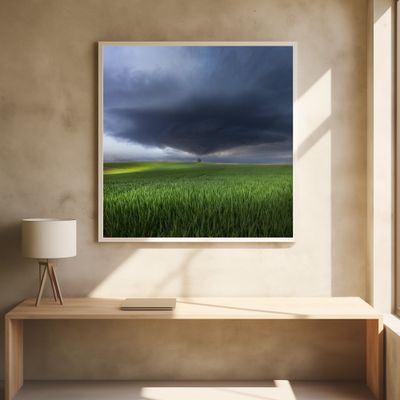Thunderstorm cell over the Alb plateau