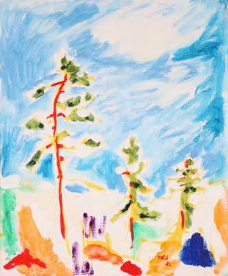 Snow At The Forest Edge No. II