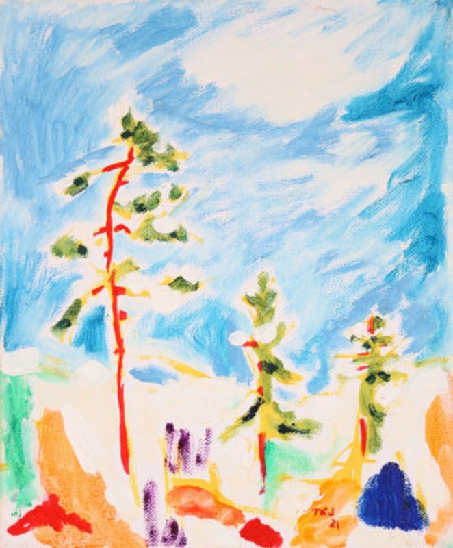 Snow At The Forest Edge No. II