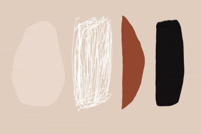 Organic Shapes in Neutral Tones