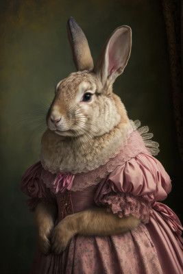 Regal Rabbit Lady