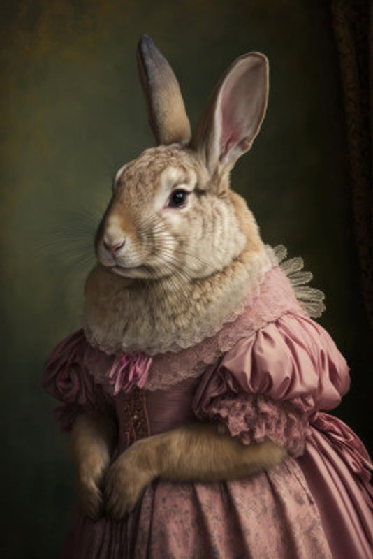 Regal Rabbit Lady