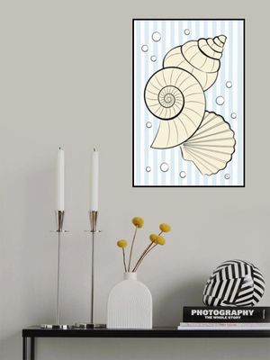 Minimalist Yellow Seashells