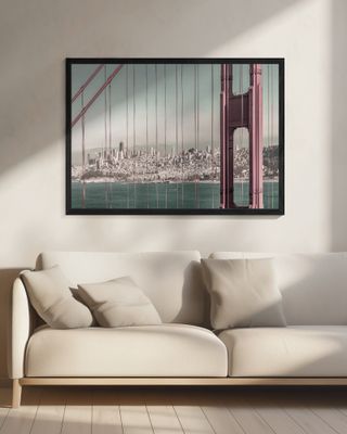 Golden Gate Bridge Panorama | urban vintage style