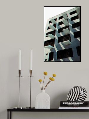 Bauhaus Dessau architecture in vintage magazine style VI