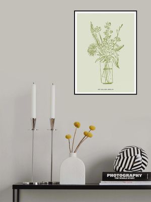 Floral Line Vase
