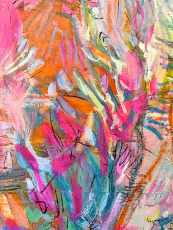 Pink abstract petals