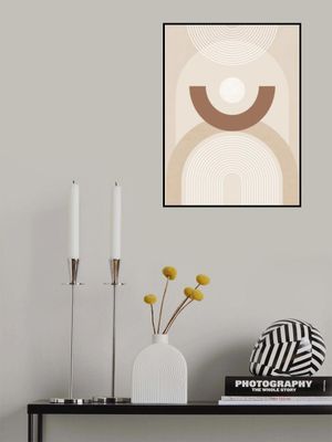 Beige Mid Century Poster