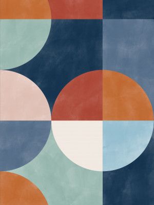 Geometric Shapes With Bold Circles