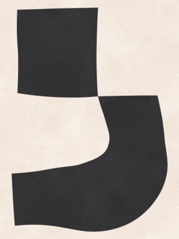 Black expressive form 17