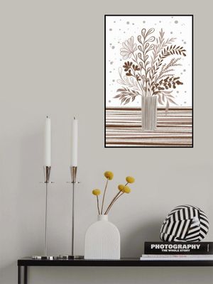 Abstract Floral Designs And Leaves