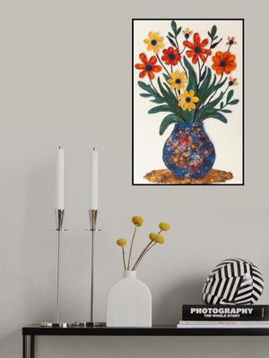 Potted Florals Colorful Flowers