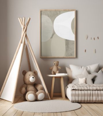 Black White Neutral Shapes 1