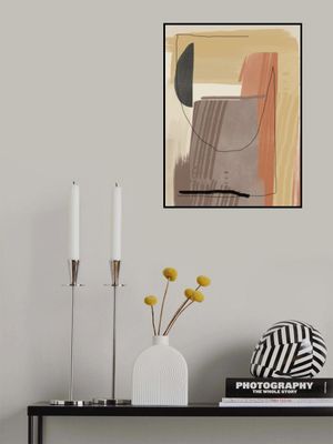 Earthy Tones and Organic Shapes