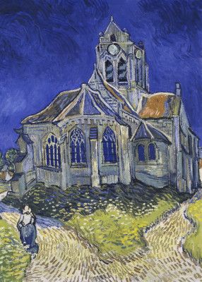 Vincent Van Gogh's the Church At Auvers (1890)