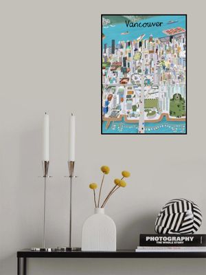 View Over Vancouver City by Artist Carla Daly