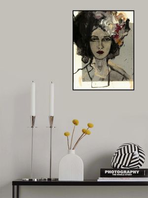 Portrait with Flowers