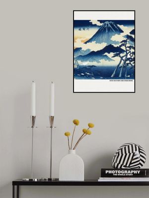 Distant View of Mount Asama In the Shinshu District