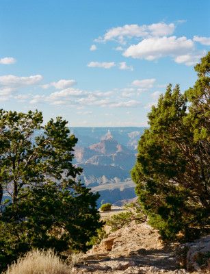Grand Canyon Shadows X on Film