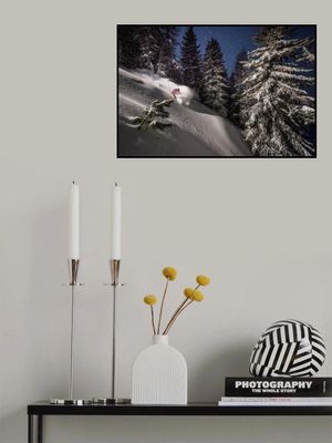 Night Powder turns with Adrien Coirier