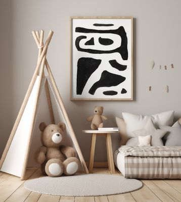 Black and White Abstract