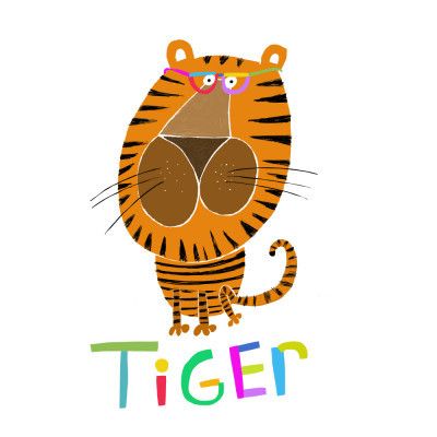 Dal 122b Tiger Dots 35x35