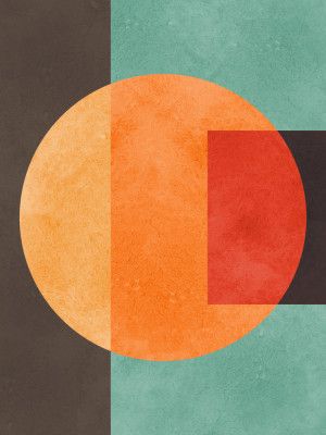 Colorful geometric composition 3