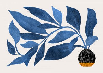 Wandering Ivy in Blue