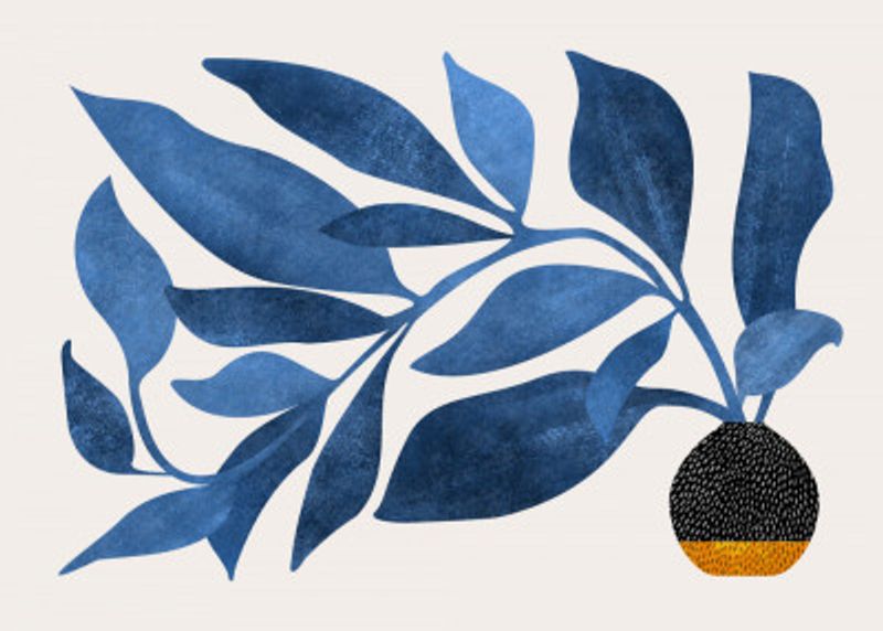 Wandering Ivy in Blue